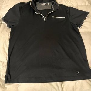Black Calvin Klein Polo Shirt Men’s Large